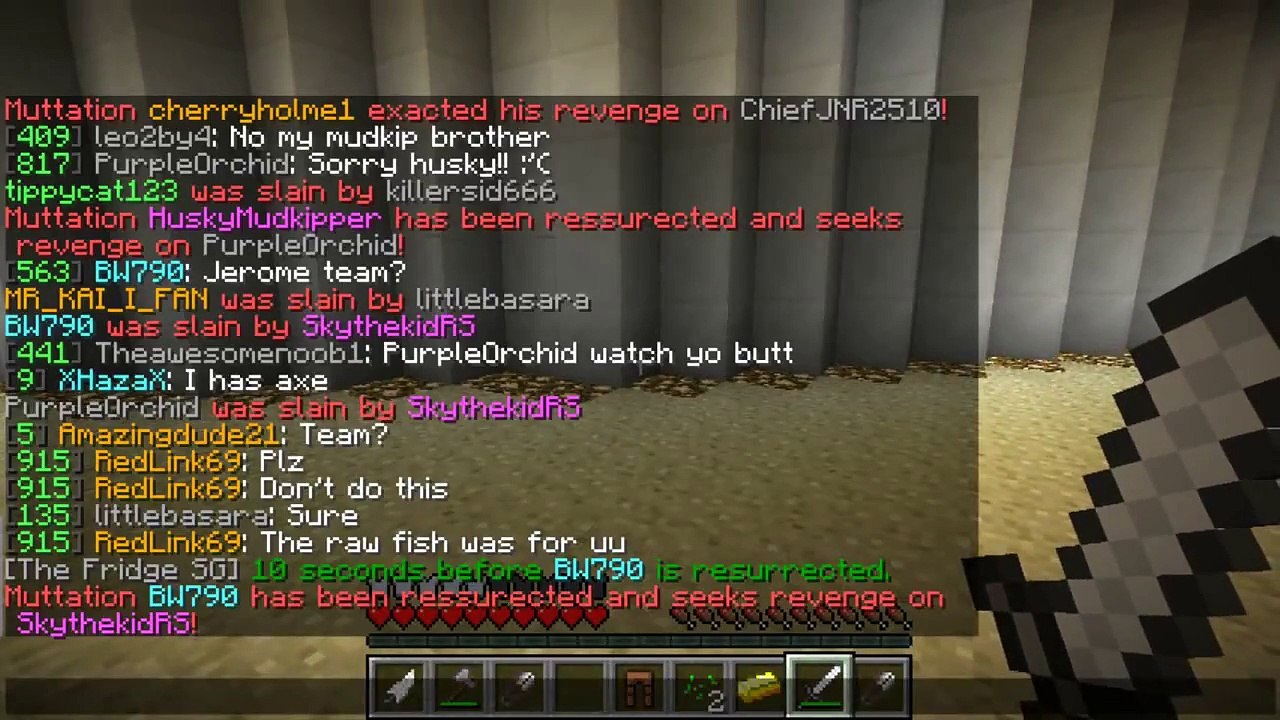 Minecraft Mini-Game   HUNGER GAMES!