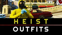 Grand Theft Auto 5 - All New Heist Outfits for the new Heist Online Update - Breaking Bad Easter Egg