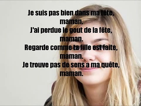Louane - Maman (Lyrics / Paroles)