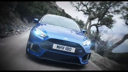 La nouvelle Ford Focus RS en action sur une route de montagne