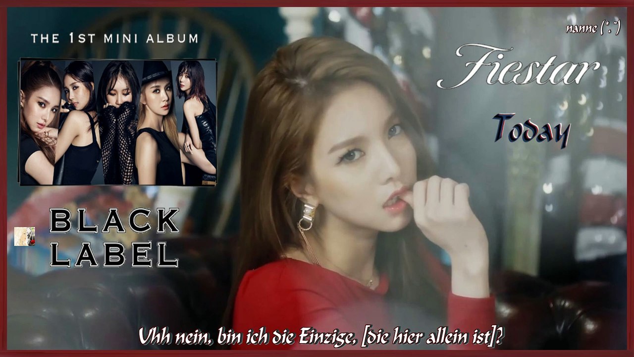 Fiestar - Today k-pop [german Sub] 1st Mini Album - BLACK LABEL