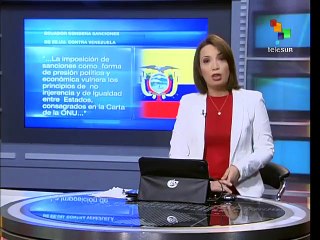 Chilenos se solidarizan con Venezuela ante amenazas de EE.UU.