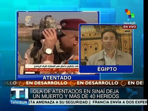 Ola de atentados en Egipto deja un muerto y 40 heridos