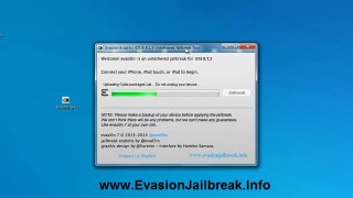 Télécharger Evasion 8.1.3 Jailbreak iOS 7 complet Untehered iPhone iPod Touch