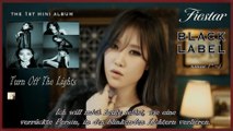 Fiestar - Turn Off The Lights k-pop [german sub] 1st Mini Album - BLACK LABEL
