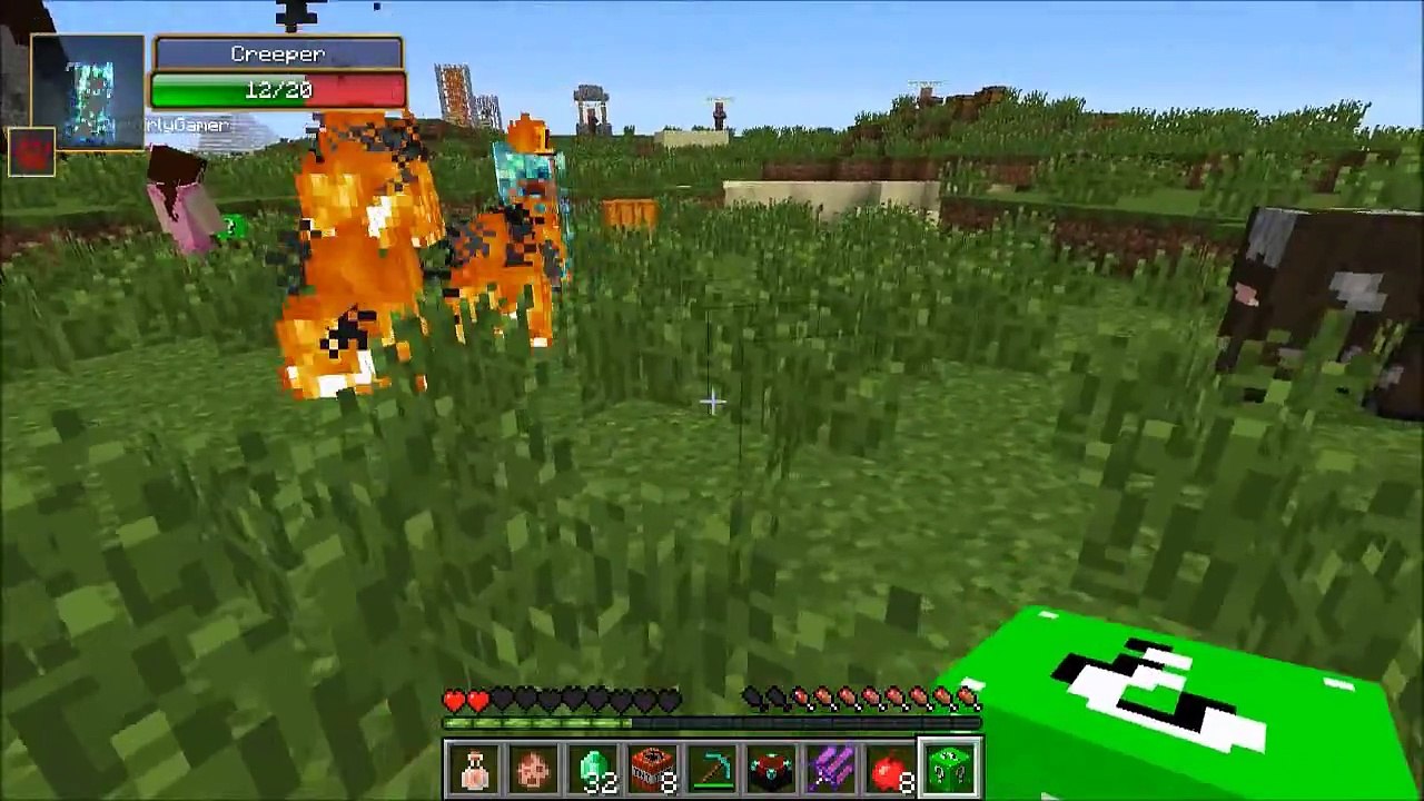 Minecraft  NASTYSAURUS CHALLENGE GAMES - Lucky Block Mod - Modded Mini-Game