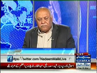 Nadeem Malik Live (Raza Rabbani Ki Shaksiyat..Tamam Partiyo Kay Liye Qabil e Qabol) – 10th March 2015