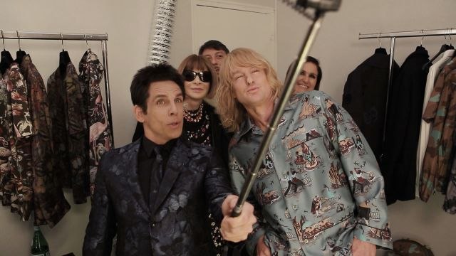 Vogue Fashion Week - Anna Wintour Talks Runway Walks with Derek Zoolander and Hansel Backstage at Valentino