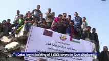 Qatar to build 1,000 homes for Gaza displaced