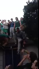 Garage collapses at off-campus St. Fratty's Day event