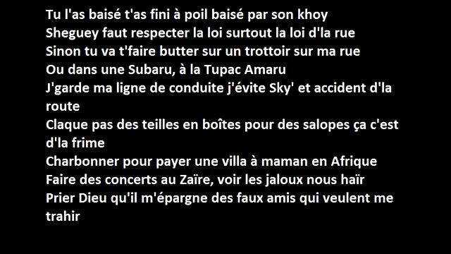 Gradur jamais parole