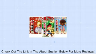 Disney Junior Paint Box Coloring Book Christmas Holiday Set of 3 - Sofia the First, Jake & Doc McStuffins Review