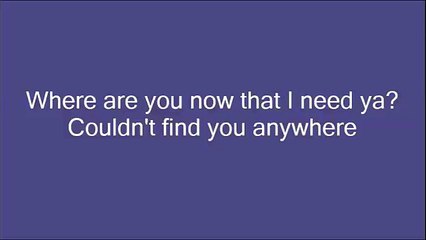 Skrillex, Diplo ft Justin Bieber - Where Are Ü Now LYRICS VIDEO