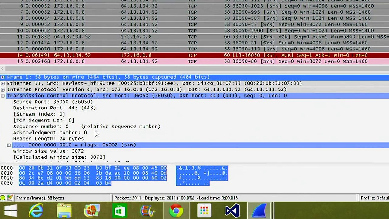 Identifying Open Ports in Wireshark - HakTip