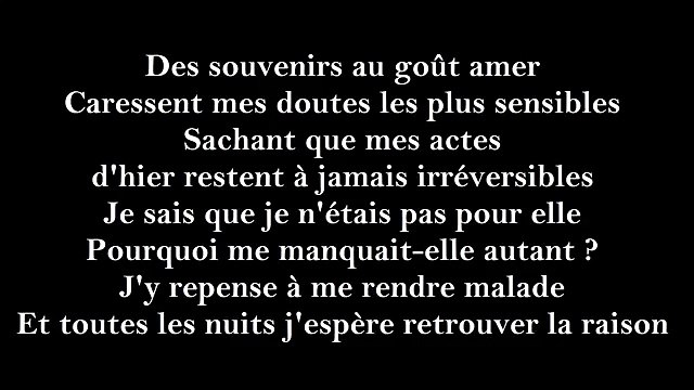Lyrics - Kendji _ Elle m'a aimé