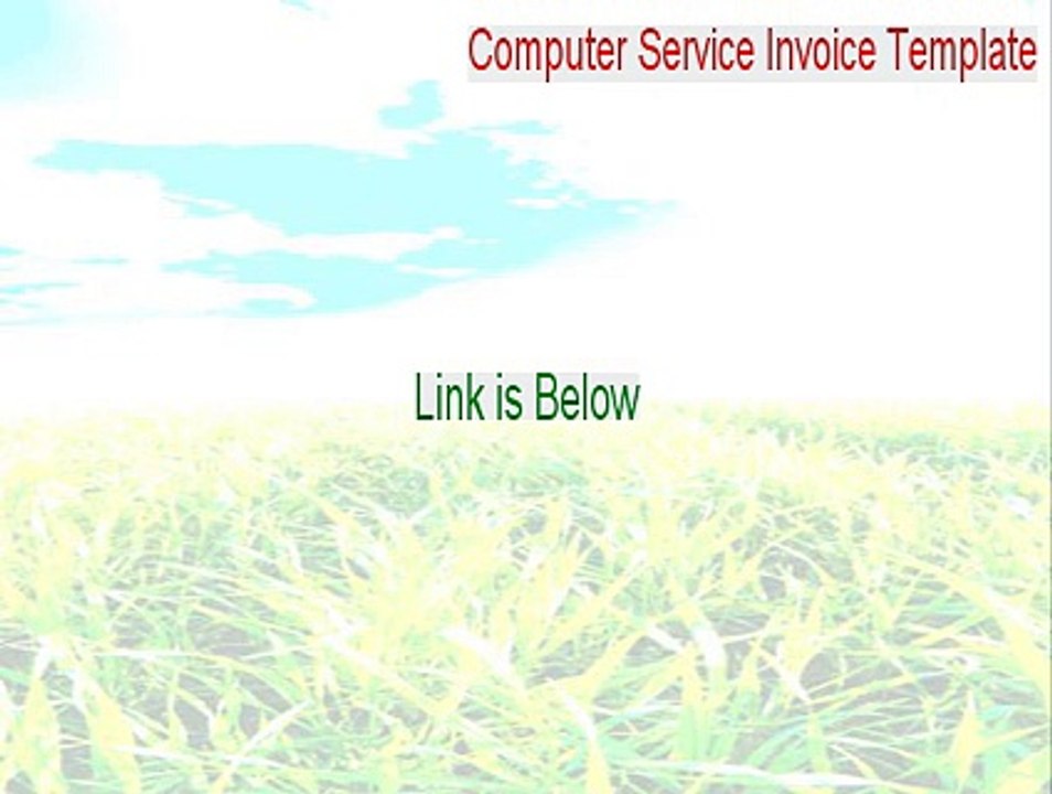 Computer Service Invoice Template Serial (Computer Service Invoice Templatecomputer service invoice template)