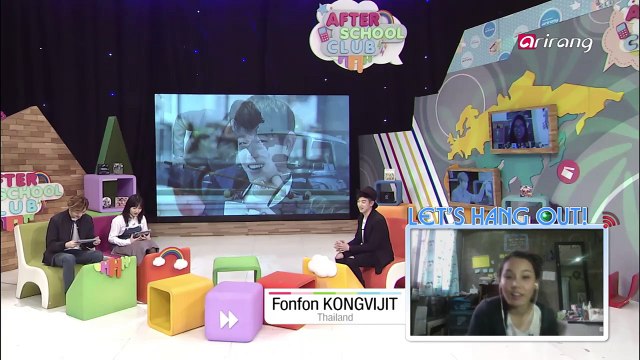 Hang out with Fonfon KONGVIJIT,Claudia CAMBEROS,Rosie GODDEN 태국,멕시코,영국 팬들과 영상통화