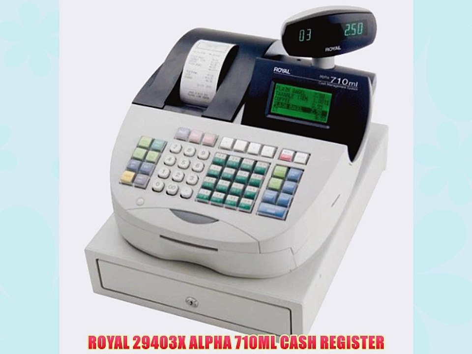 ROYAL 29403X ALPHA 710ML CASH REGISTER