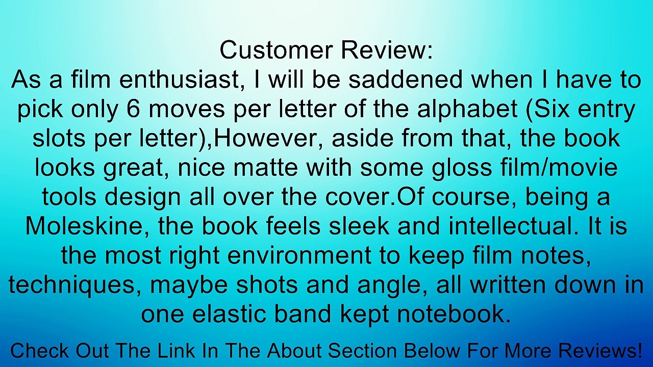 Moleskine Passion Journal - Film, Large, Hard Cover (5 x 8.25) (Passion Book Series) [Diary] Review