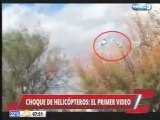The moment two helicopters crashed, killing 10 people, caught on camera