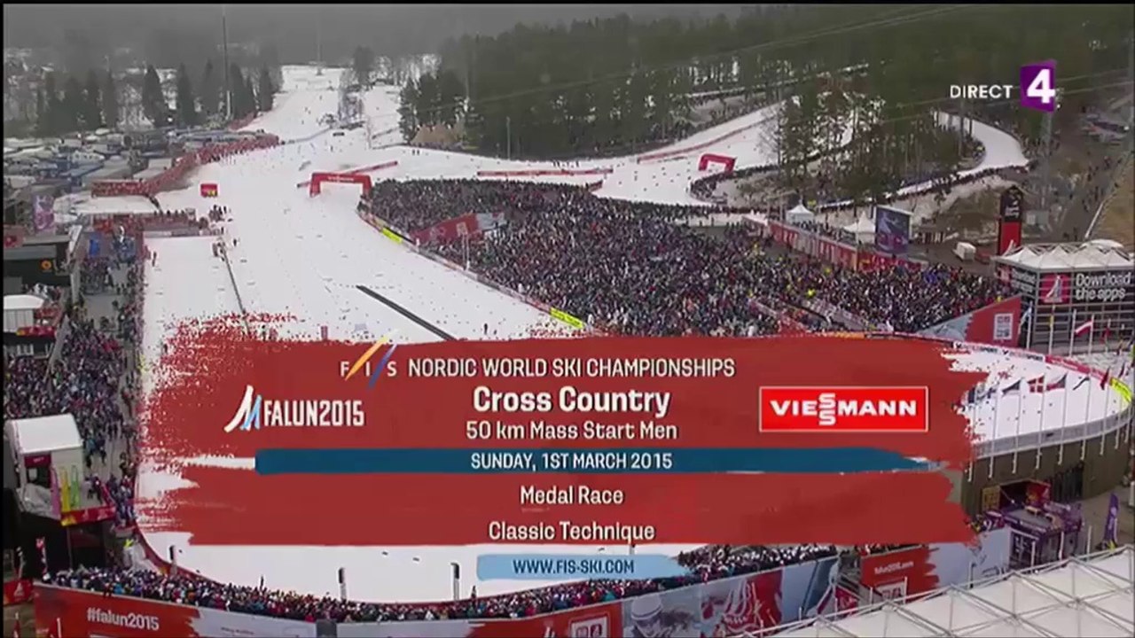 ChM ski nordique, ski de fond, 50km H, 1er mars 2015 - les 30 premiers kilomètres