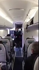 Funky flight attendant