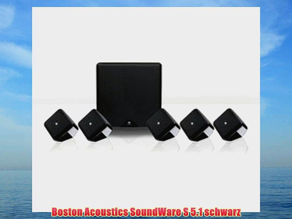 Boston acoustics soundware s 5.1 schwarz