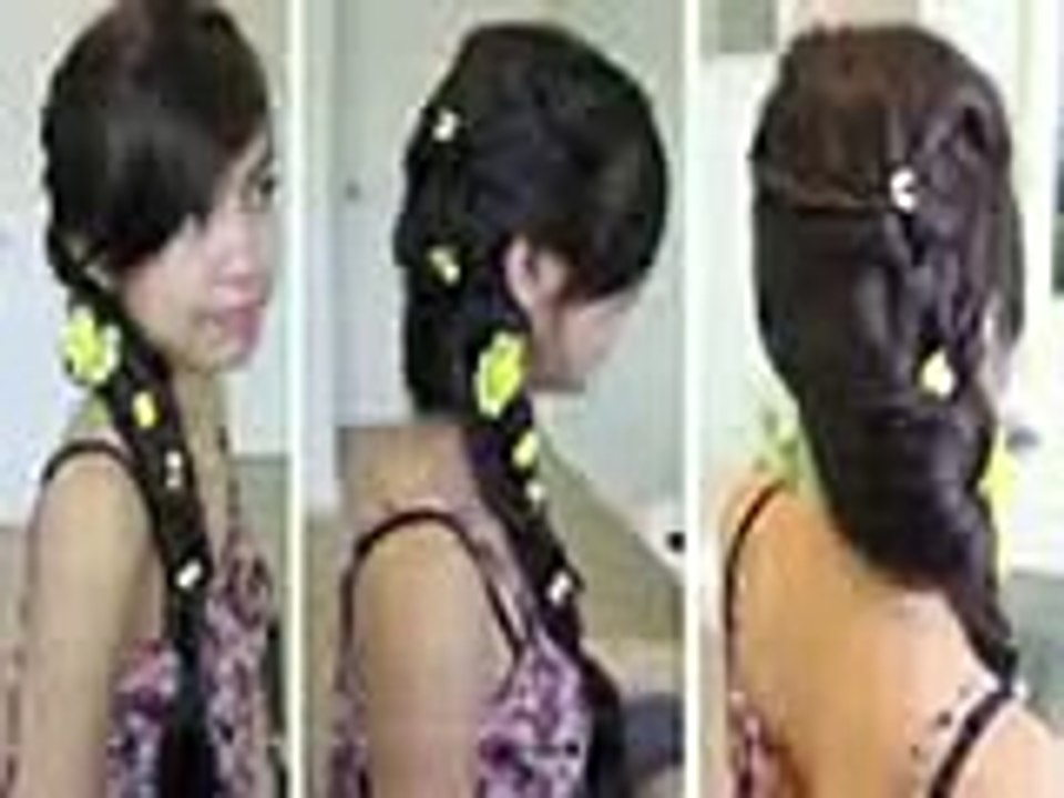 fancy fishtail braid hairstyle hair tutorial