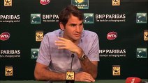 BNP Paribas Open  Roger Federer Runner Up Press Conference