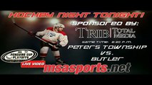 MSA Sports / PIHL Spotlight Game - The Playoffs:  Peters Township vs. Butler  3-10-15