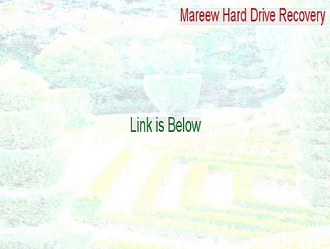 Mareew Hard Drive Recovery Free Download - Download Here (2015)