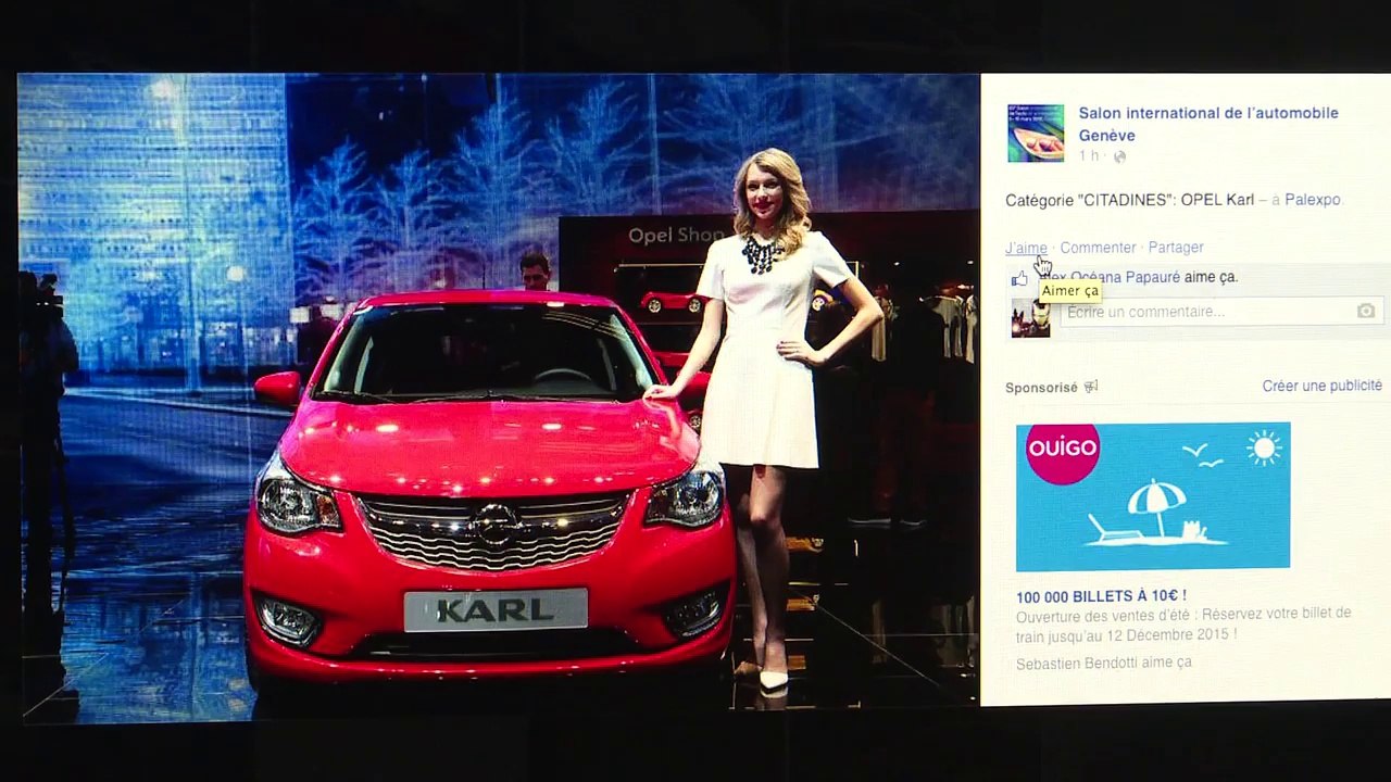 Journal TV du 11 mars SALON de  l'auto Genève 2015