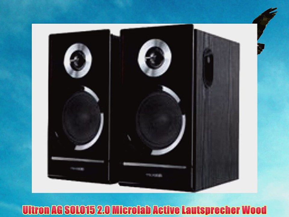 Ultron AG SOLO15 2.0 Microlab Active Lautsprecher Wood