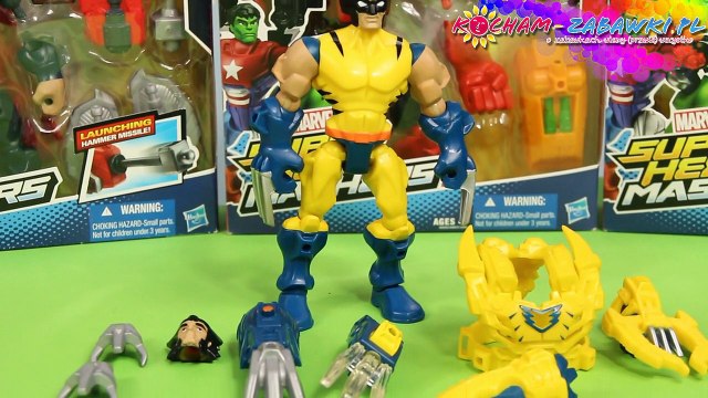 Electronic Wolverine / Elektroniczny Wolverine - Super Hero Mashers - Marvel - Hasbro - A6842 A6840
