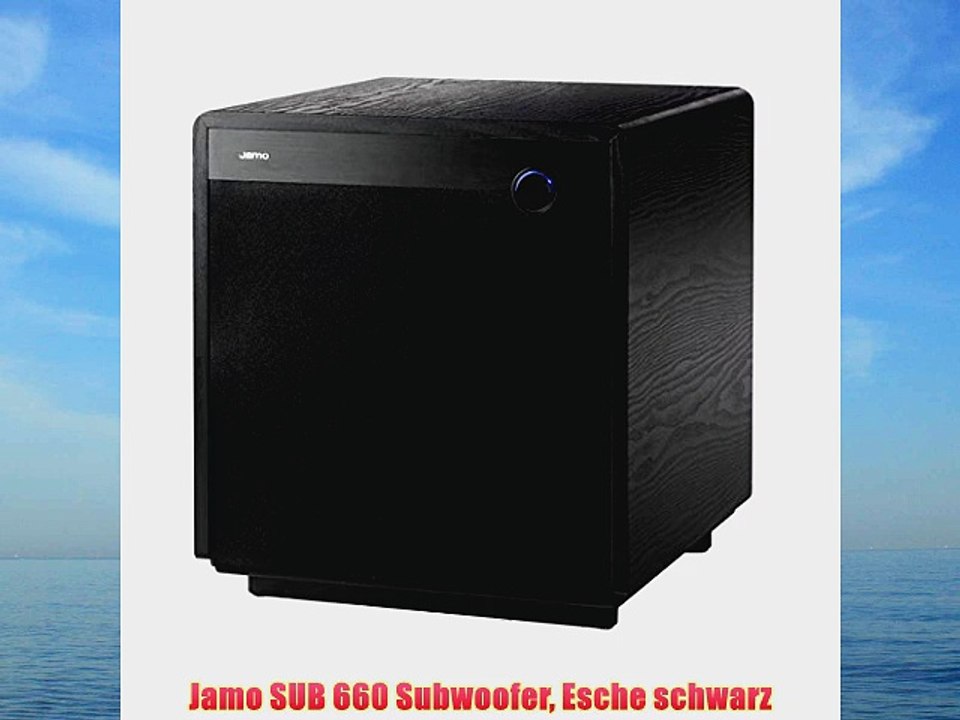 Jamo SUB 660 Subwoofer Esche schwarz
