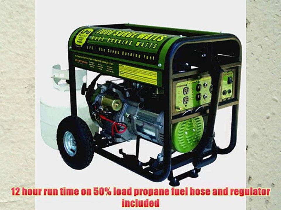 Sportsman GEN7000LP 7000 Watt 13 HP OVH Propane Powered Portable Generator With Electric Start