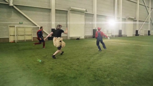Match de Foot de super héros : Spiderman, Mario, Superman, Jedi...