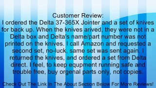 DELTA 37-355 Knife Set (For Model DJ-20 Jointer) Review