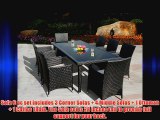 Genuine Amazing Ohana Outdoor Sectional Sofa Dining and Chaise Lounge Wicker Patio Furniture
