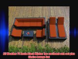 Genuine Ohana Outdoor Sectional Sofa and Chaise Lounge Set (9 Pc Set) with Free Patio Cover