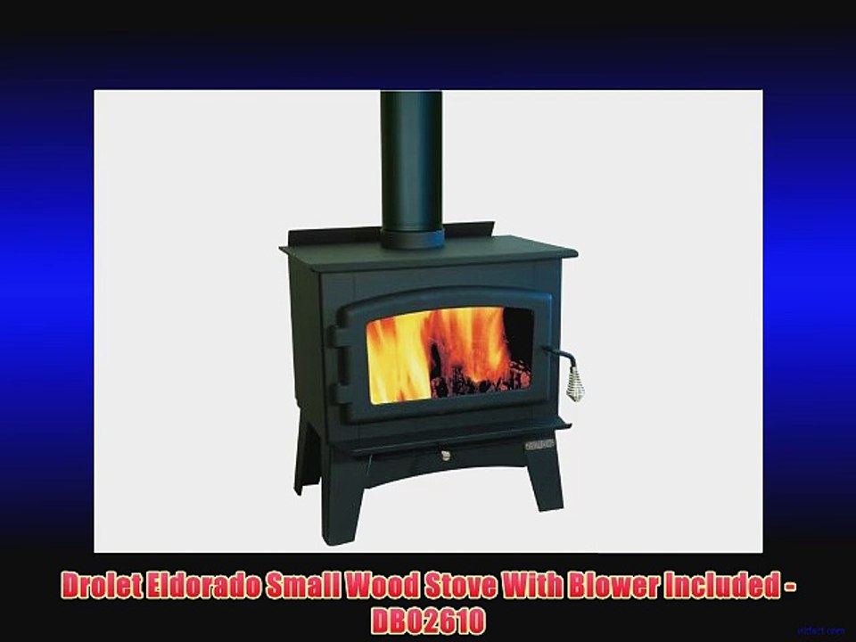 Drolet Eldorado Small Wood Stove With Blower Included Db02610