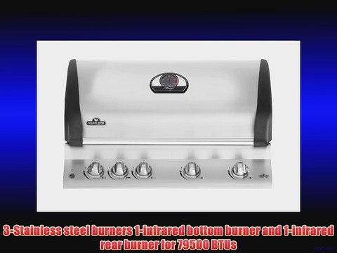 Napoleon BIM605RBI Mirage 605 Built-In Propane Gas Grill with Infrared Rear Burner (Discontinued