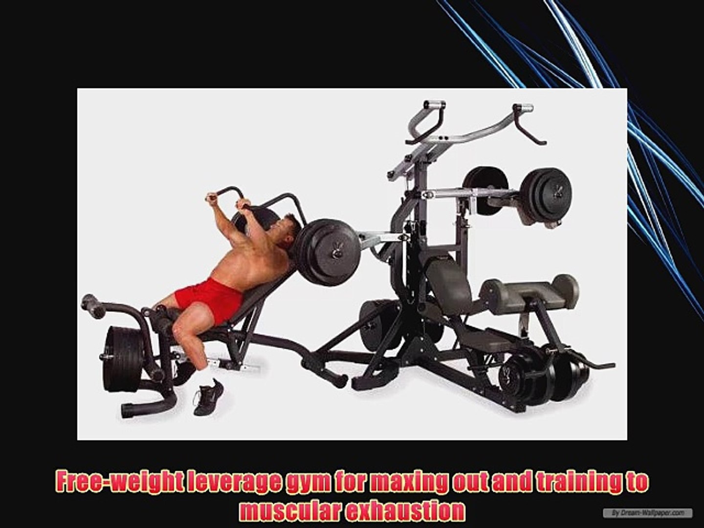 Body Solid SBL460P4 Freeweight Leverage Gym Package