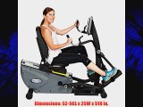 HCI Fitness HCI Fitness RXT-300 PhysioStep HXT Recumbent Semi-Elliptical Gray Steel