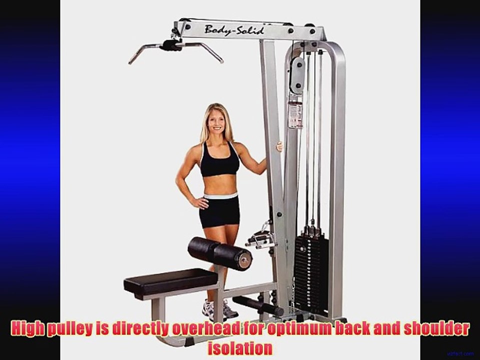 Body - Solid Lat Machine with Mid Row