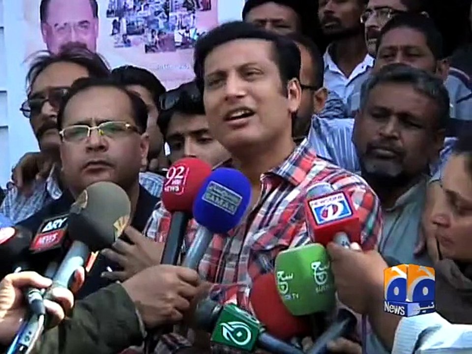 MQM workers reaction on Nine Zero Raid-11 Mar 2015