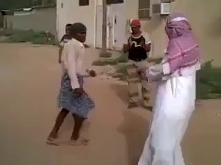 Funny Arabian dance