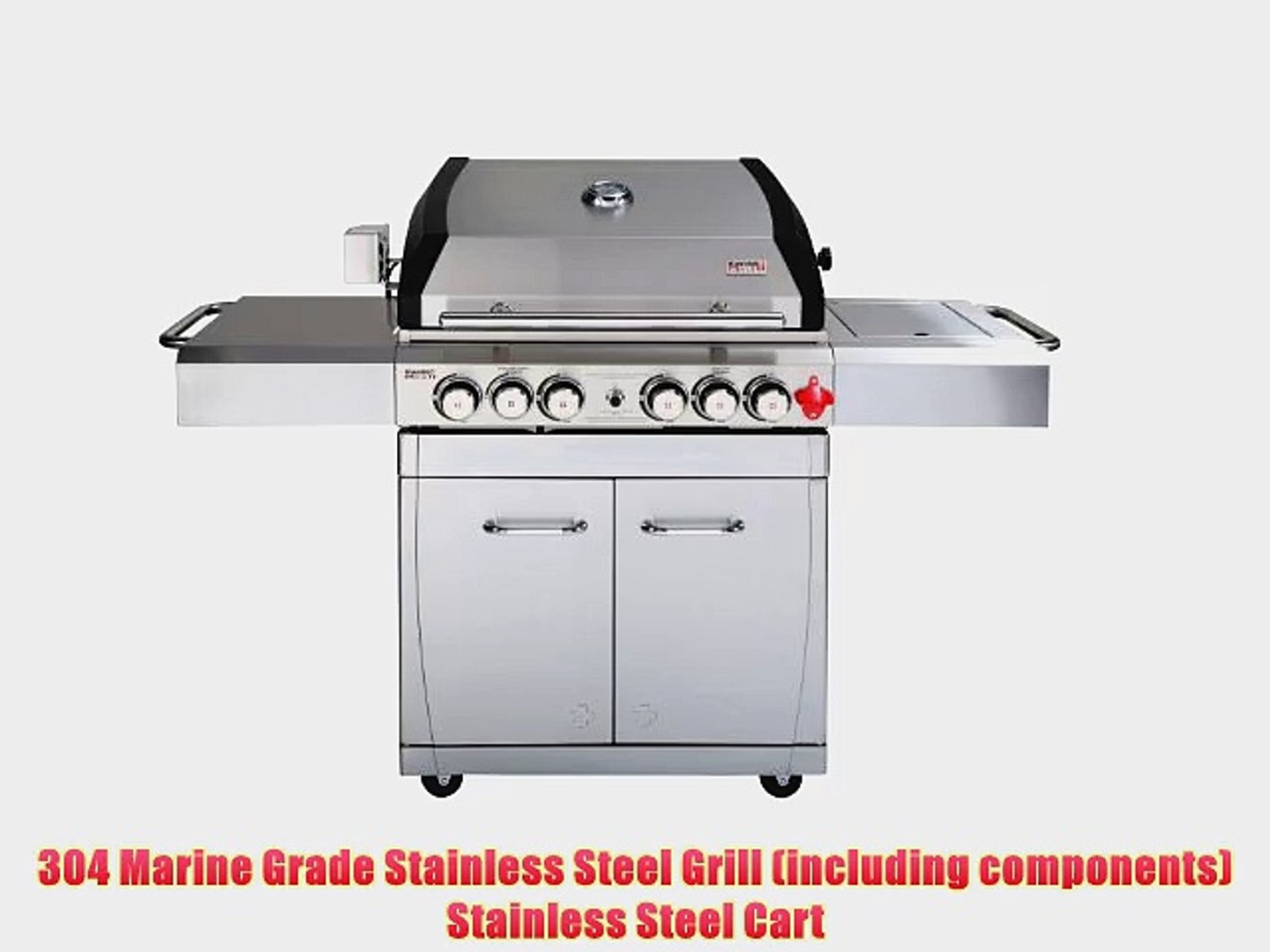 Swiss Grill A250SS Arosa Series Stainless Steel Grill with 6-Piece Burner  Unit Infrared Rear - video Dailymotion