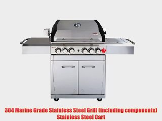 Swiss Grill A250SS Arosa Series Stainless Steel Grill with 6-Piece Burner Unit Infrared Rear