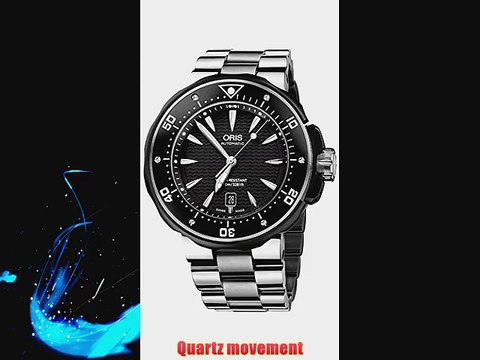 Oris Men's 01 733 7646 7154 07 8 26 71PEB Black Dial Watch